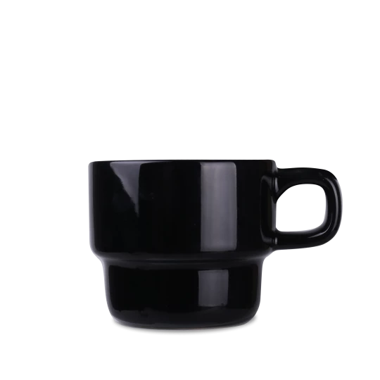 Kubek Astrid 230ml czarny/czarny (M545)
