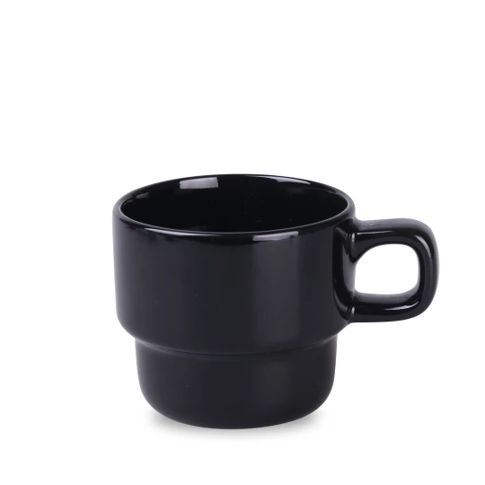 Kubek Astrid 230ml czarny/czarny (M545)