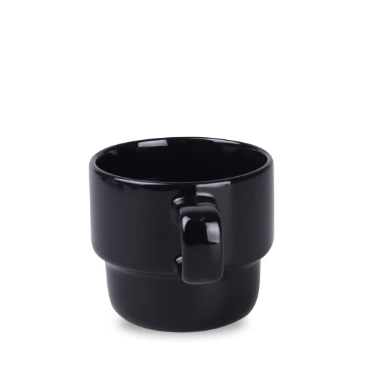 Kubek Astrid 230ml czarny/czarny (M545)