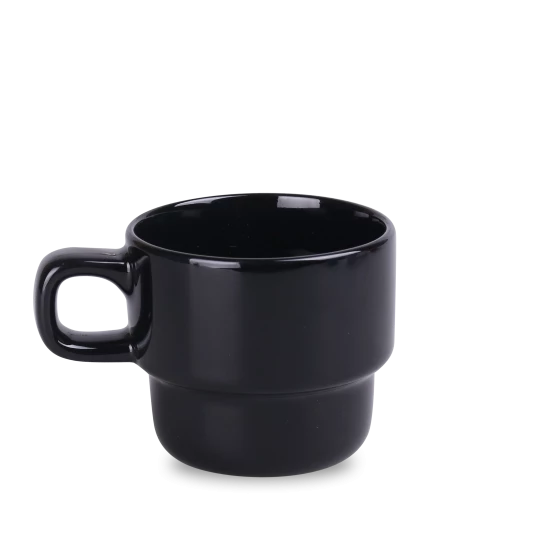 Kubek Astrid 230ml czarny/czarny (M545)