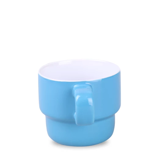 Kubek Astrid 230ml jasnoniebieski/biały (M545)