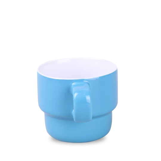 Kubek Astrid 230ml jasnoniebieski/biały (M545)