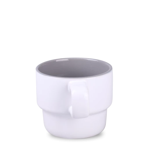 Kubek Astrid Duo 230ml biały/szary (M546)