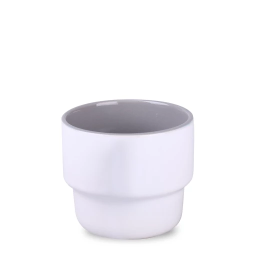 Kubek Astrid Duo 230ml biały/szary (M546)