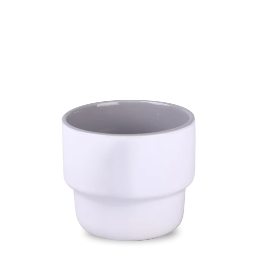 Kubek Astrid Duo 230ml biały/szary (M546)