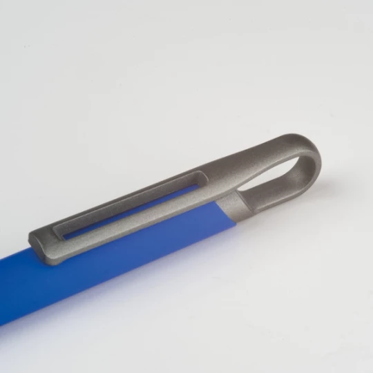 Długopis aluminiowy z recyklingu, półżelowy - niebieski - (GM-14440-04)