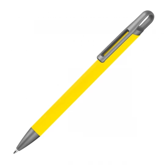 Długopis aluminiowy z recyklingu, półżelowy - żółty - (GM-14440-08)