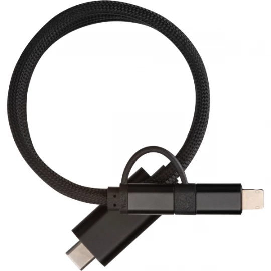 Magnetyczny kabel do ładowania - czarny - (GM-34779-03)