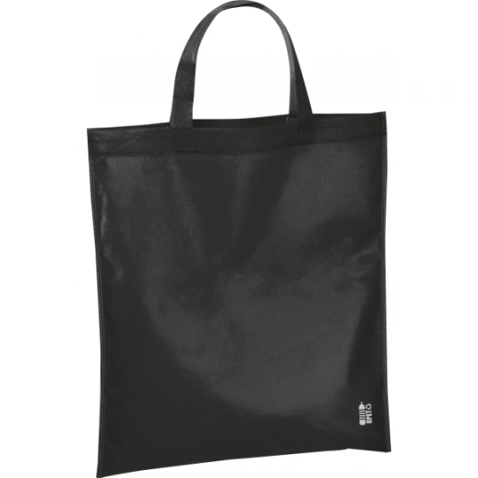 Torba non-woven z krótkimi uszami 80g/m2 - czarny - (GM-64804-03)