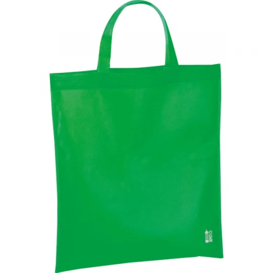 Torba non-woven z krótkimi uszami 80g/m2 - zielony - (GM-64804-09)