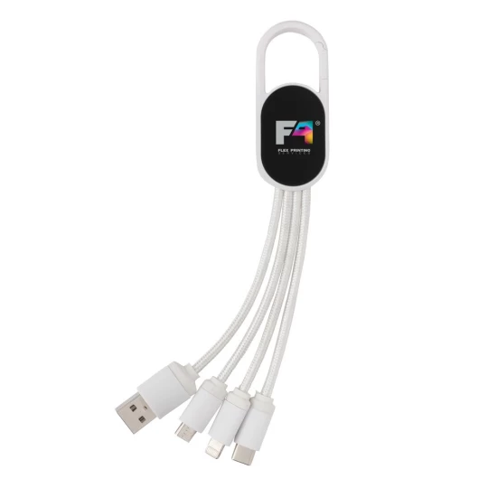 Kabel do ładowania 4 w 1 z karabińczykiem (P302.073)