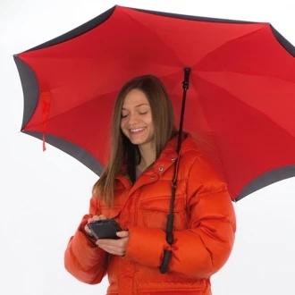 Parasol składany odwrotnie - czerwony - (GM-40476-05)