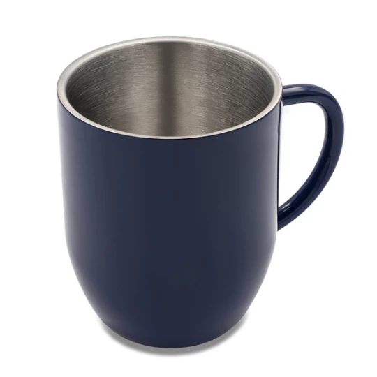 Kubek stalowy Day 350 ml, granatowy (R08343.42)