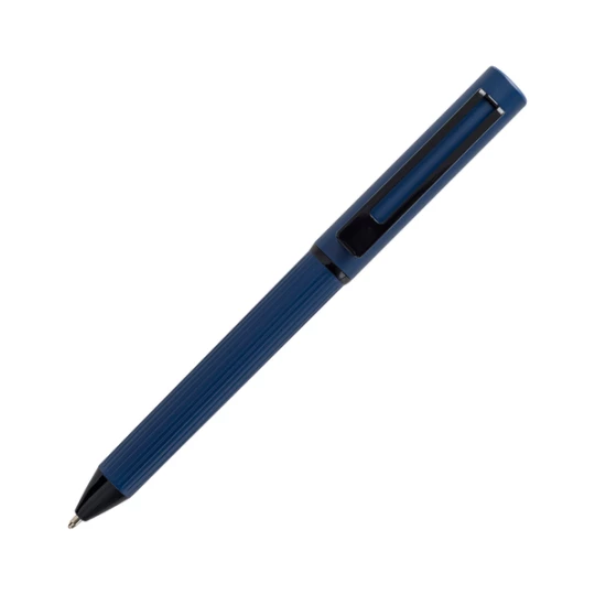 Zestaw upominkowy notes z długopisem Lovina, granatowy (R02328.42)