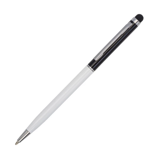 Długopis aluminiowy Touch Tipo, biały (R73403.06)
