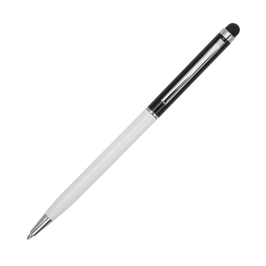 Długopis aluminiowy Touch Tipo, biały (R73403.06)