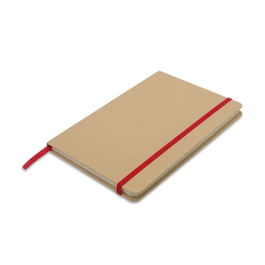 Notatnik 145x210/80k kratka Simply, czerwony (R73635.08)