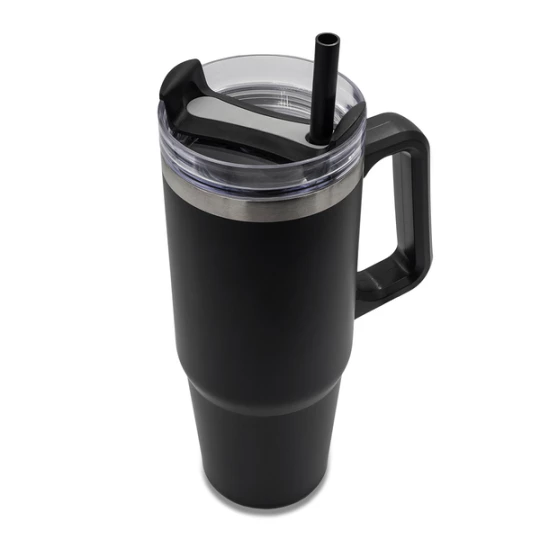 Kubek termiczny 900 ml Memphis, czarny (R08177.02)