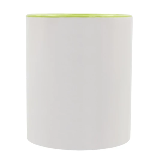 Kubek z z powłoką sublimacyjną Gaeta 330 ml, jasnozielony (R85319.55)