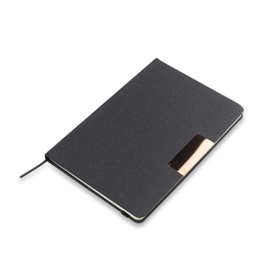 Notes A5, w oprawie z materiału RPET, Westminster, czarny (R64023.02)