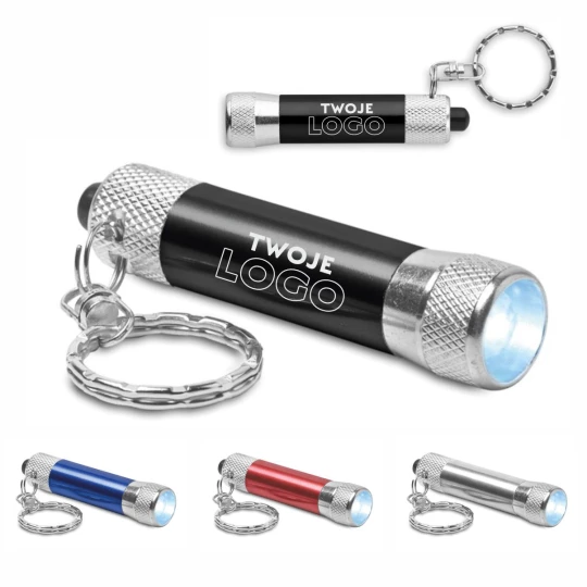 Aluminiowy brelok latarka - ARIZO (MO8622-03)
