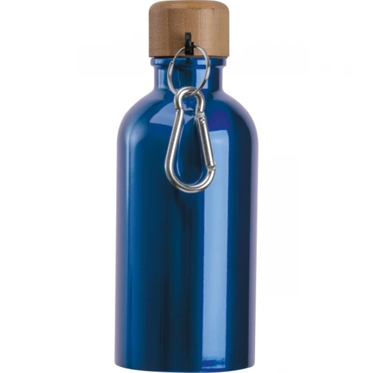 Butelka metalowa 400 ml - niebieski - (GM-84972-04)