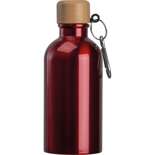 Butelka metalowa 400 ml - czerwony - (GM-84972-05)