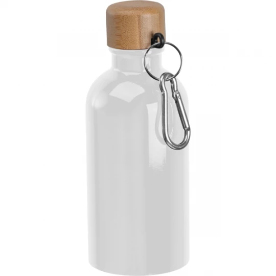 Butelka metalowa 400 ml - biały - (GM-84972-06)