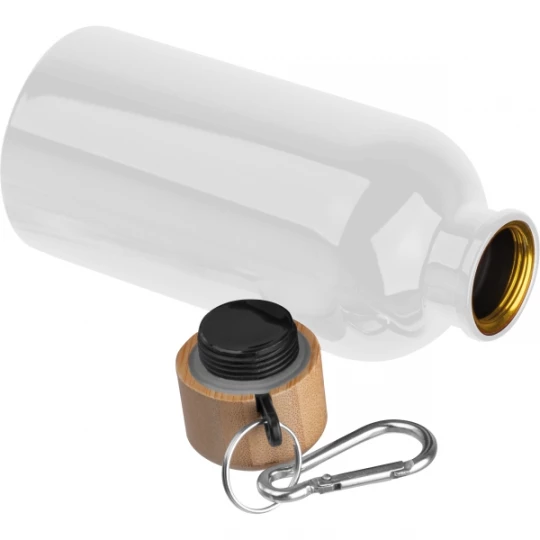 Butelka metalowa 400 ml - biały - (GM-84972-06)
