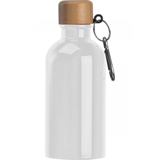 Butelka metalowa 400 ml - biały - (GM-84972-06)