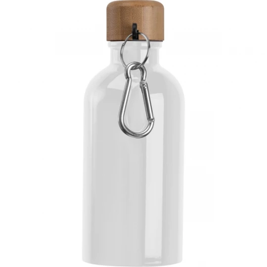 Butelka metalowa 400 ml - biały - (GM-84972-06)