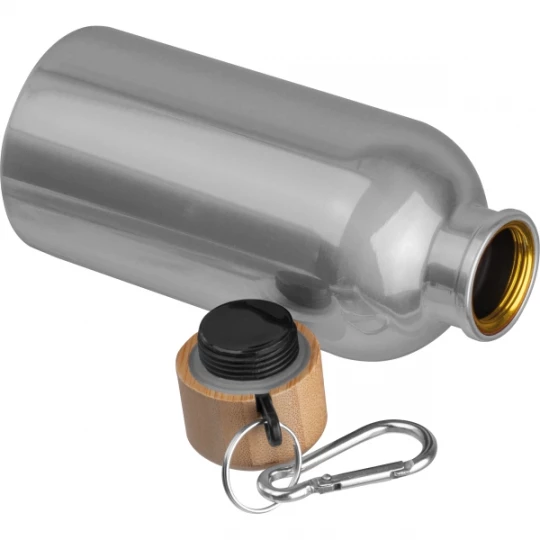 Butelka metalowa 400 ml - szary - (GM-84972-07)
