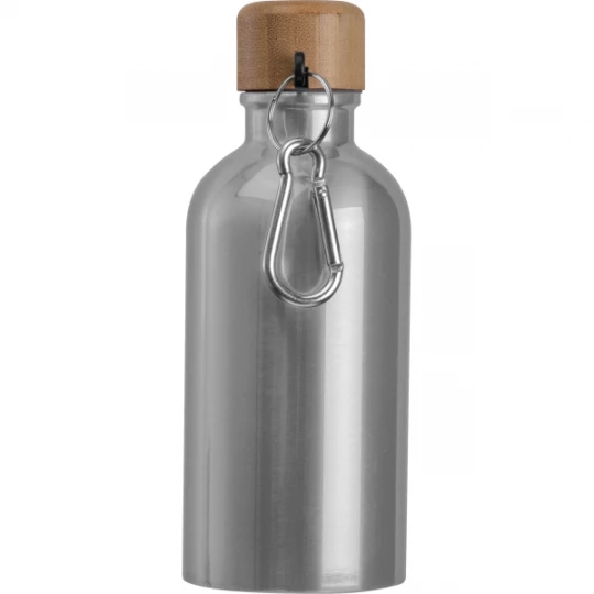 Butelka metalowa 400 ml - szary - (GM-84972-07)