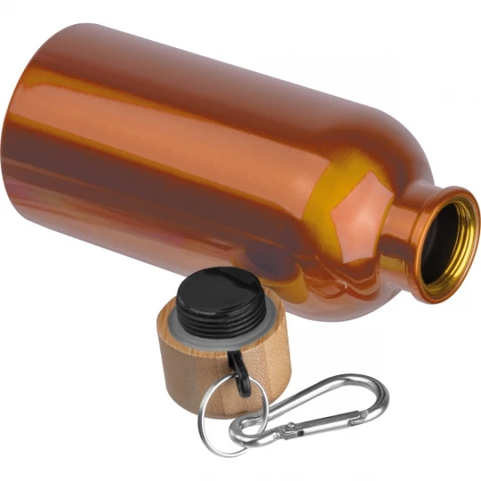 Butelka metalowa 400 ml - pomarańczowy - (GM-84972-10)