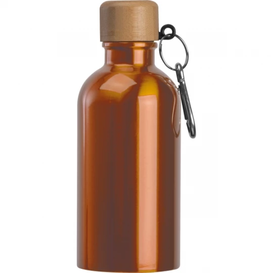 Butelka metalowa 400 ml - pomarańczowy - (GM-84972-10)