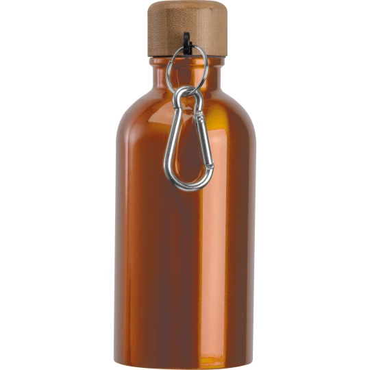 Butelka metalowa 400 ml - pomarańczowy - (GM-84972-10)