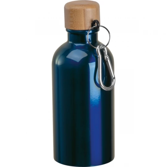 Butelka metalowa 400 ml - granatowy - (GM-84972-44)