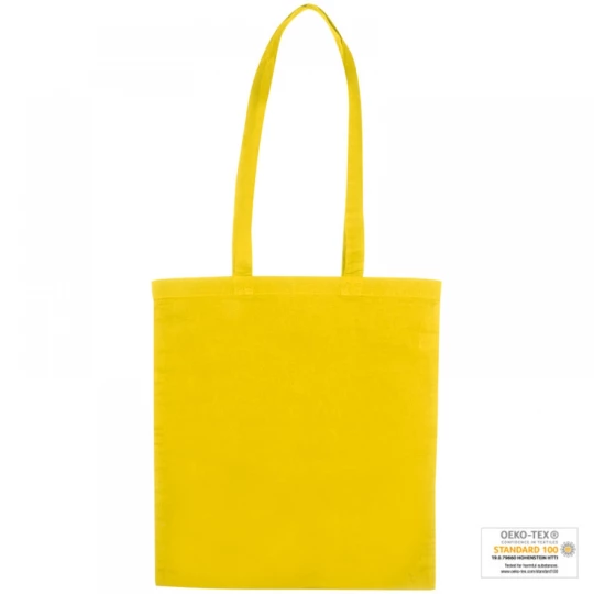 Torba bawełniana, długie uchwyty - żółty - (GM-60880-08)
