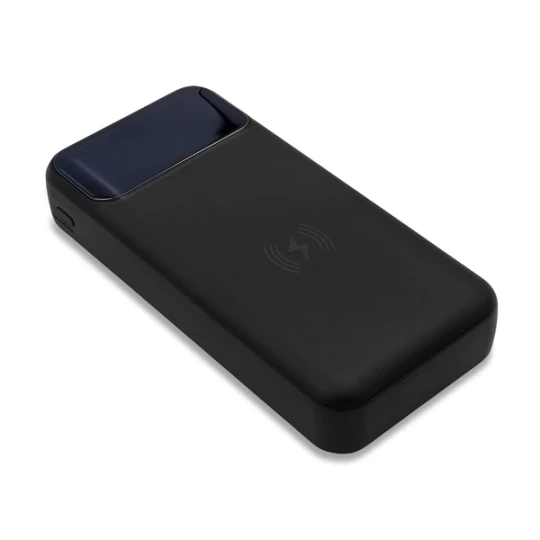 Power bank 20000 mAh z ładowarką indukcyjną Supremi, czarny (R64385.02)