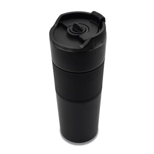 Kubek termiczny z french press Aspet 450 ml, czarny (R08191.02)
