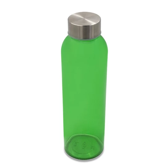 Kolorowa, szklana butelka Aqua Kuba 500 ml, zielony (R08176.05)