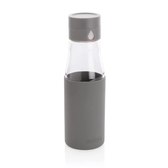 Szklana butelka 650 ml Ukiyo, monitorująca ilość wypitej wody (P436.722)