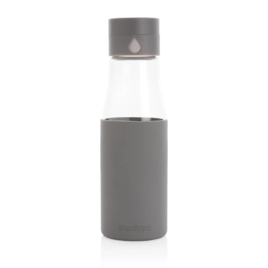 Szklana butelka 650 ml Ukiyo, monitorująca ilość wypitej wody (P436.722)