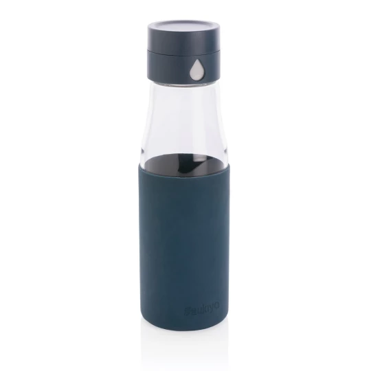 Szklana butelka 650 ml Ukiyo, monitorująca ilość wypitej wody (P436.725)