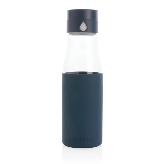 Szklana butelka 650 ml Ukiyo, monitorująca ilość wypitej wody (P436.725)
