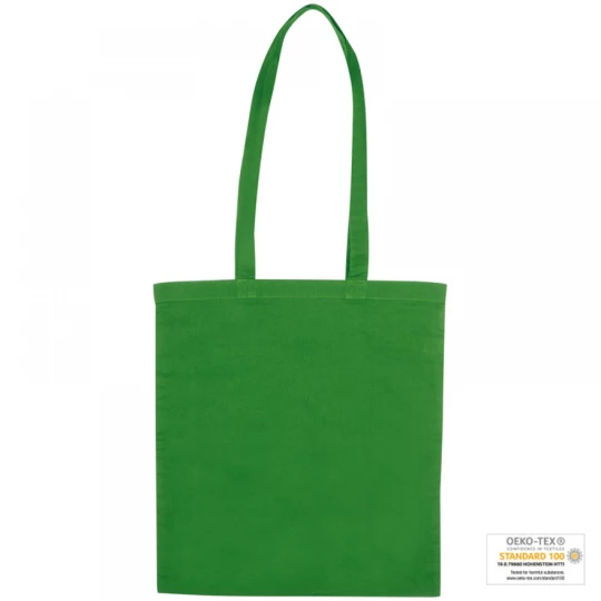Torba bawełniana, długie uchwyty - zielony - (GM-60880-09)