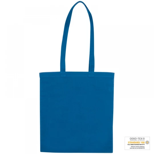 Torba bawełniana, długie uchwyty - jasnoniebieski - (GM-60880-24)