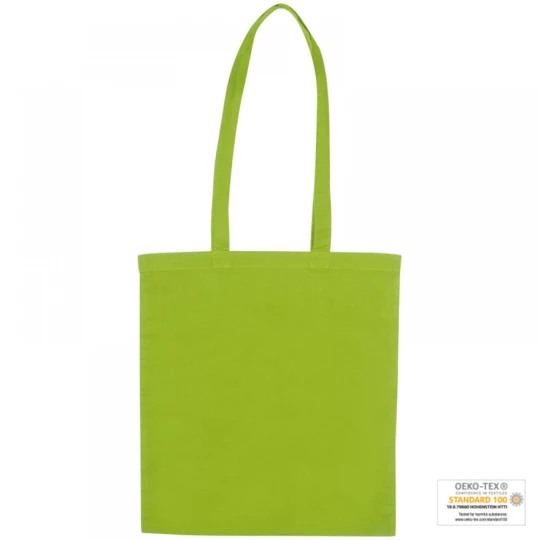 Torba bawełniana, długie uchwyty - jasnozielony - (GM-60880-29)