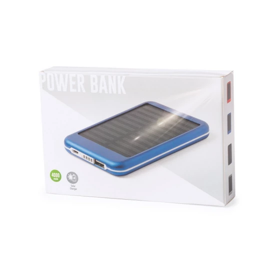 Power bank 4000 mAh, ładowarka słoneczna (V8387-11)