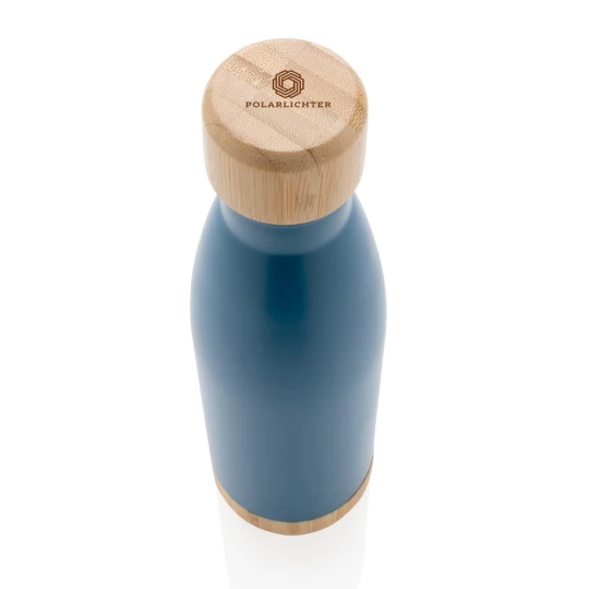 Butelka termiczna 700 ml, bambusowy element (P436.795)
